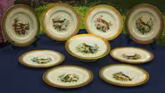 Appraisal: English Porcelain Ornithological Dessert Service, ca. 1860