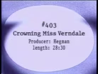 Crowning Miss Verndale