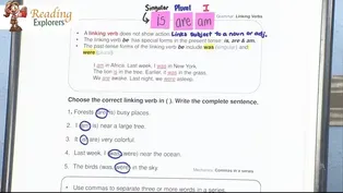 2-332: Linking Verbs & Opinion Writing