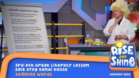 Video thumbnail: Rise and Shine Randi House - Defining Words