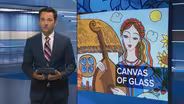 Artist Raises Awareness With Ukrainian Glass Paintings