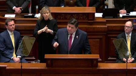 Video thumbnail: Chicago Tonight Pritkzer’s Budget Relies on Pension Plan, New Taxes