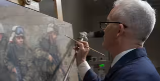 Marine Corps art exhibit honors triumphs and sacrifice