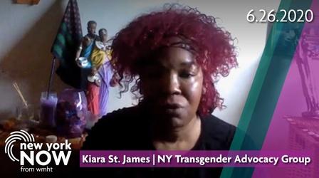 Video thumbnail: New York NOW Kiara St. James on Issues Transgender People of Color Face
