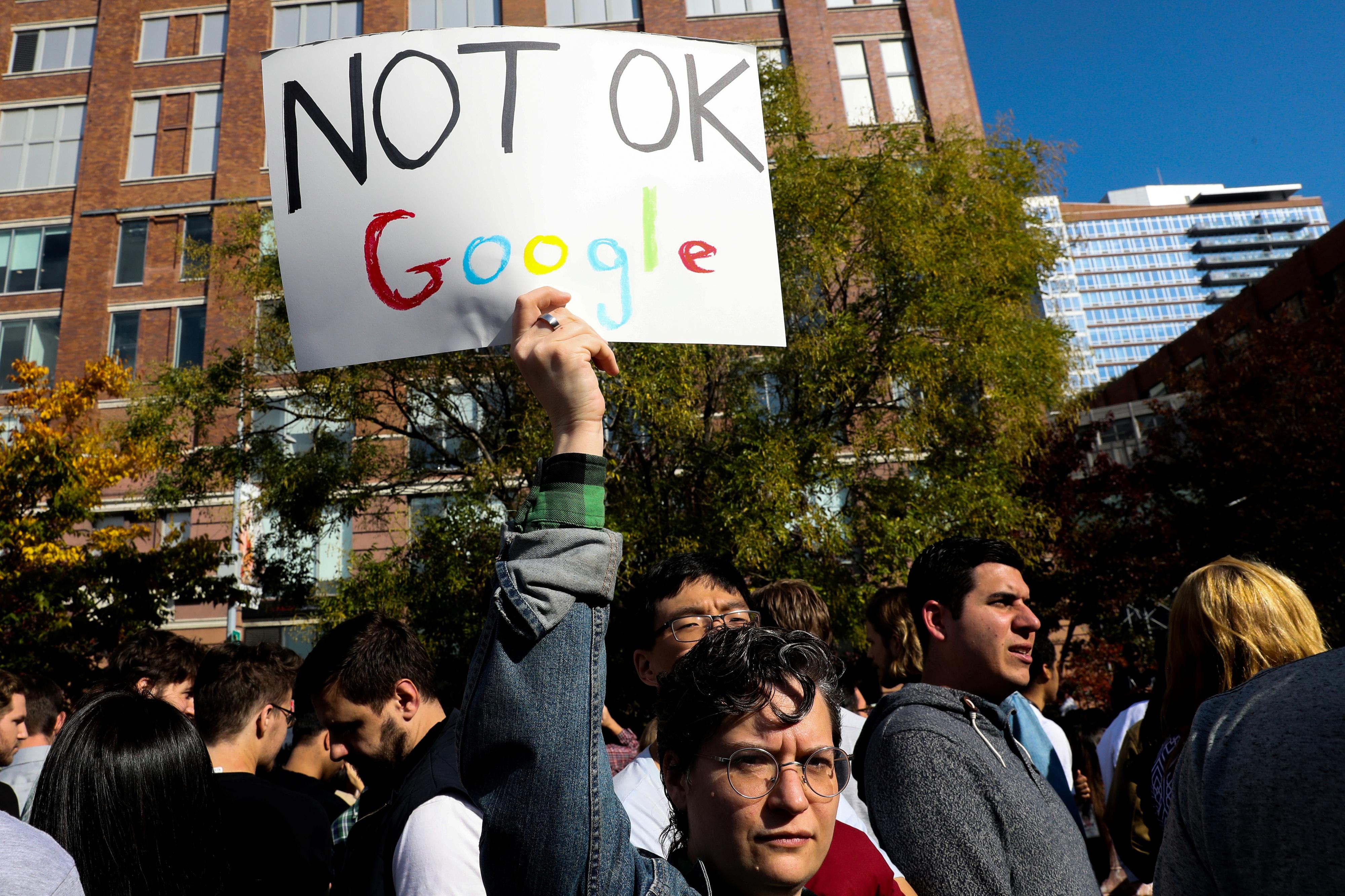 Google employees protest handling of sexual misconduct