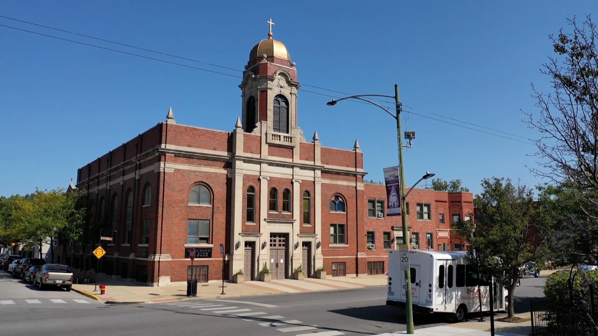 Our Lady of Guadalupe church from outside loading=