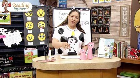 Video thumbnail: Reading Explorers PK-372: The Cow That Went Oink: Let’s pretend to be cows!