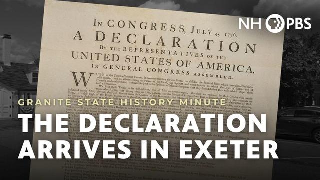 The Declaration Arrives in Exeter
