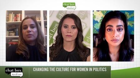 Video thumbnail: Chat Box with David Cruz Culture Change for Women in Politics, Recognizing Juneteenth