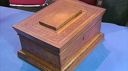 Video thumbnail: Antiques Roadshow Appraisal: NY Prison-crafted Wooden Box, ca. 1866