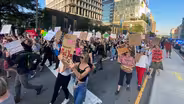 Protesters march in downtown Richmond after Roe decision