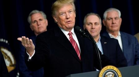 Video thumbnail: PBS NewsHour As Trump defends his fitness for office, GOP shifts focus