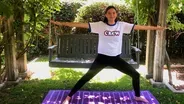 Warrior Pose with Sarah
