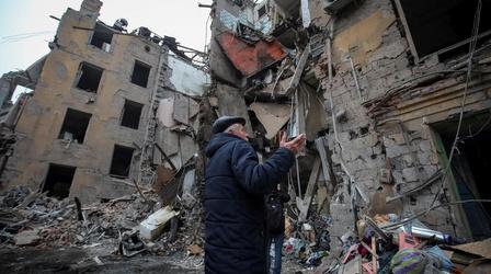 Video thumbnail: PBS NewsHour Ukraine builds war crimes case against Russia
