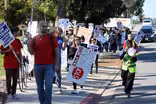 Higher education workers' strike disrupts California classes