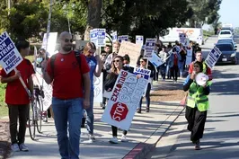 Higher education workers' strike disrupts California classes