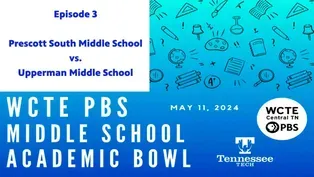 WCTE PBS Middle School Academic Bowl 2024 Ep.3