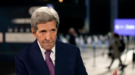 Video thumbnail: Amanpour and Company John Kerry on Efforts to Lower CO2 Emissions in India
