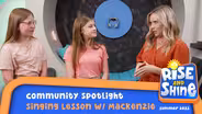 Singing Lesson with Mackenzie Spotlight