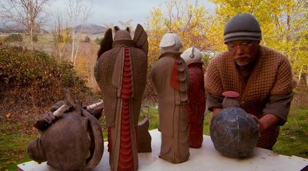 Video thumbnail: Oregon Art Beat Wataru Sugiyama, clay, stone, bronze sculpture | grades 9-12