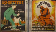 Appraisal: 1935 Sheldon-Claire Co. Work Incentive Posters