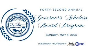 42nd Annual Kansas Governor's Scholars Award Program