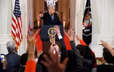Trump calls question about nationalism 'racist'