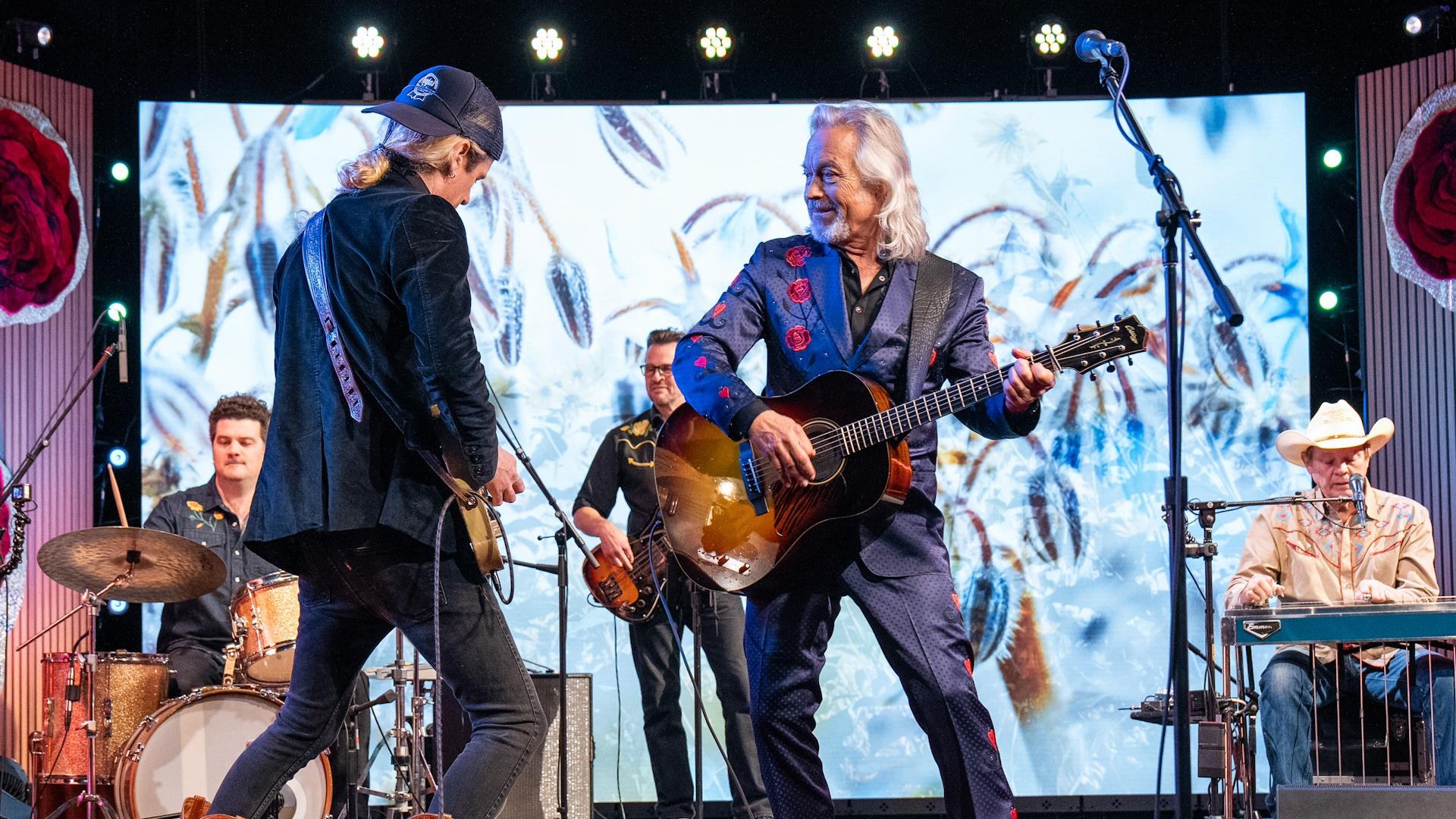 Americana legend Jim Lauderdale http://video.pbsnc.org/video/preview-jim-lauderdale-ou8hrp/and his bandmates on the set of Shaped by Sound.