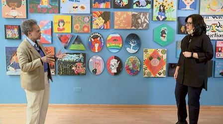 Video thumbnail: Stay Home. Hit Play. Mayor Lightfoot Goes to the National Museum of Mexican Art