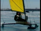 Ice Sailing Lake Kampeska 1989