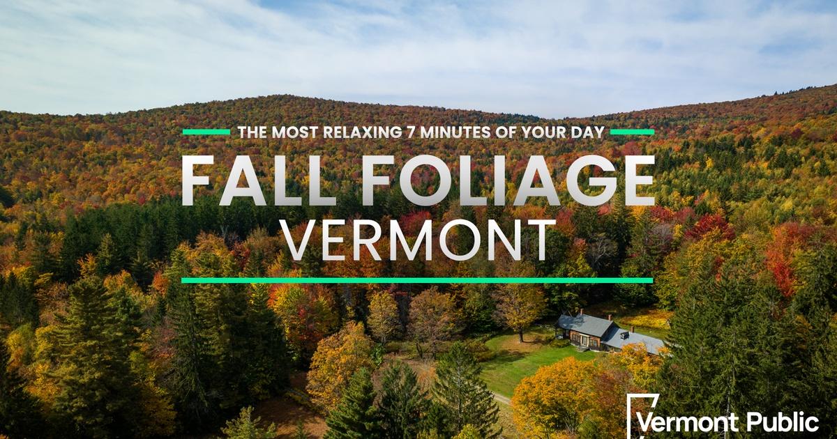 Vermont Public Specials | Aerial drone views of 2023 Vermont fall
