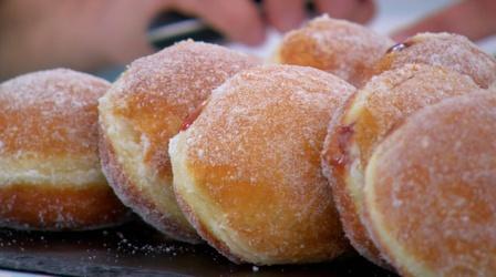 Video thumbnail: The Great British Baking Show Technical Challenge: Jam Doughnuts
