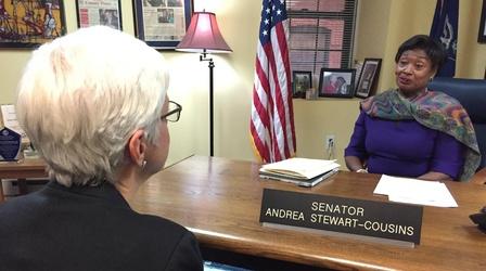Video thumbnail: New York NOW Historic First: A Woman in Charge of the Senate