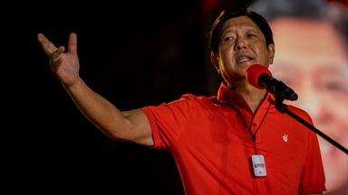 News Wrap: Ferdinand Marcos Jr. leads race for presidency