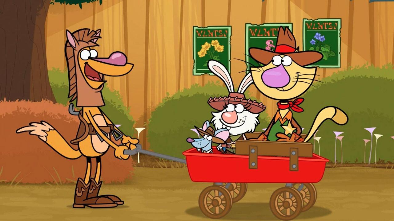 Nature Cat Daisy's Wildflower RoundUp; A Party for Squeeks! On