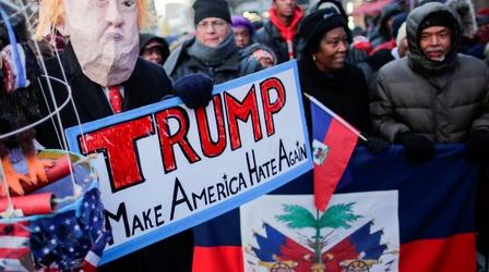 Video thumbnail: PBS NewsHour On MLK Day, U.S. grapples with furor over Trump’s words