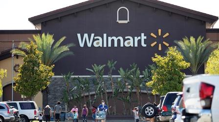 Video thumbnail: PBS NewsHour News Wrap: Walmart to require face coverings in stores