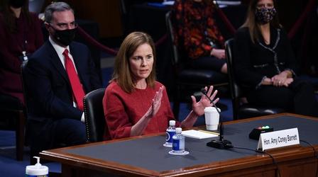 Video thumbnail: PBS NewsHour 2 legal experts on Amy Coney Barrett confirmation hearing