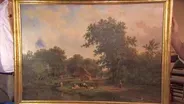 Appraisal: 1867 Wilhelm Velten Landscape Oil