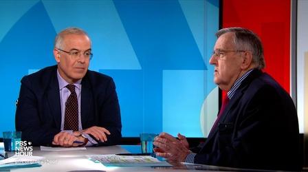 Video thumbnail: PBS NewsHour Shields and Brooks on John Bolton’s worldview
