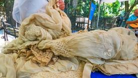 Appraisal: Silk Wedding Dress, ca. 1895: asset-mezzanine-16x9