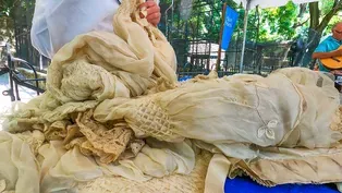 Appraisal: Silk Wedding Dress, ca. 1895