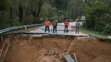 Video thumbnail: PBS News Hour Big Bend faces aftermath of 3rd hurricane in 13 months