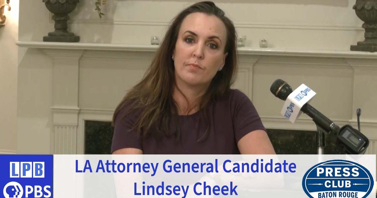 Press Club | Lindsey Cheek | Louisiana Attorney Candidate | 11/6/2023 ...