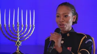 Armed forces members celebrate Hanukkah through song