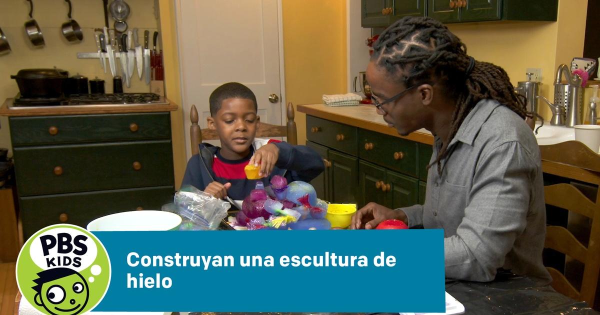 Construyan una escultura de hielo