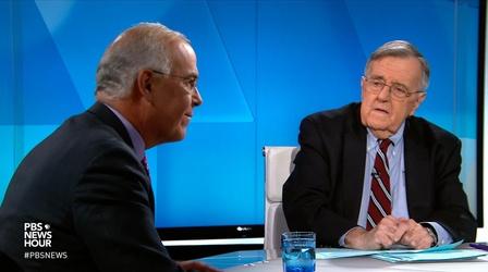Video thumbnail: PBS NewsHour Shields and Brooks on impeachment hearing revelations
