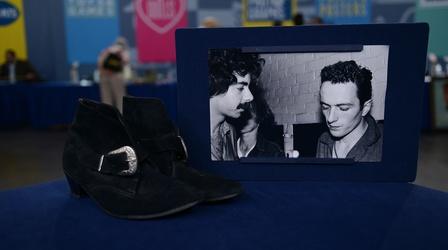 Video thumbnail: Antiques Roadshow Appraisal: Joe Strummer's Boots, ca. 1979