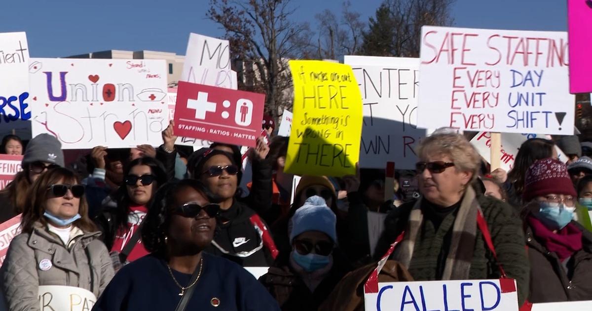 NJ Spotlight News | Nurses rally for more staffing and increased pay ...