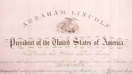 Video thumbnail: Antiques Roadshow Appraisal: 1863 Lincoln-signed IRS